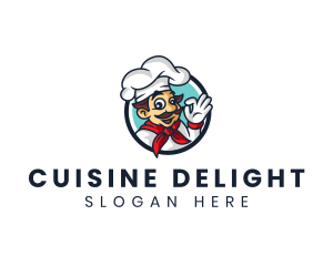 Restaurant Chef Guy logo design