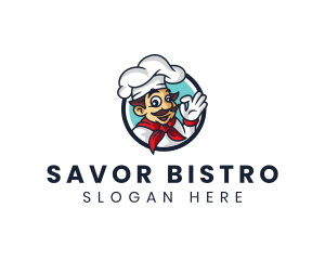 Restaurant Chef Guy logo design