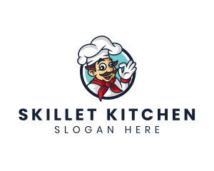 Restaurant Chef Guy logo design