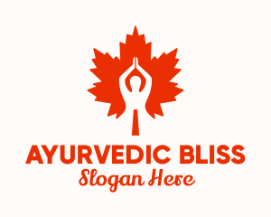 Maple Leaf Meditation Guru logo