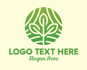 Organic - Organic Plant Farm logo design