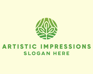 Organic Plant Farm logo design