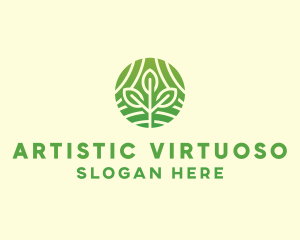 Organic Plant Farm logo design