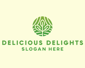 Organic Plant Farm logo design