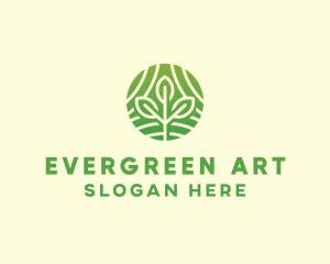 Organic Plant Farm logo design