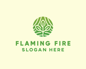 Organic Plant Farm logo design