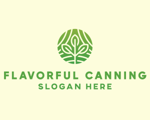 Organic Plant Farm logo design