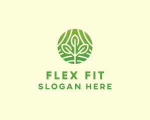 Organic Plant Farm logo design