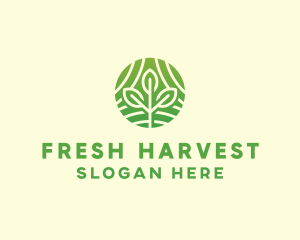 Organic Plant Farm logo design