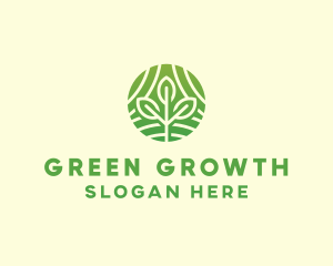 Organic Plant Farm logo design