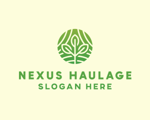 Organic Plant Farm logo design