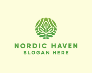 Organic Plant Farm logo design