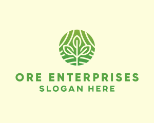 Organic Plant Farm logo design