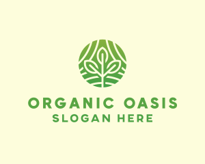 Organic Plant Farm logo design