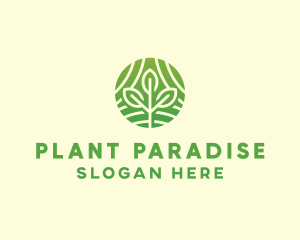 Organic Plant Farm logo design