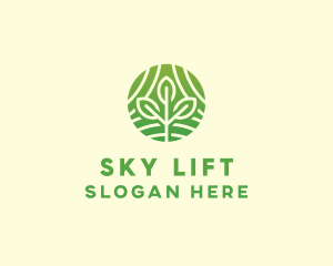 Organic Plant Farm logo design