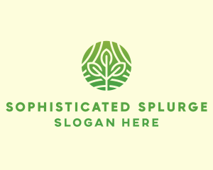 Organic Plant Farm logo design