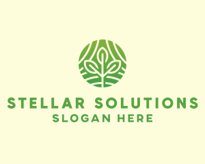 Organic Plant Farm logo design