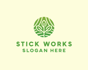 Organic Plant Farm logo design