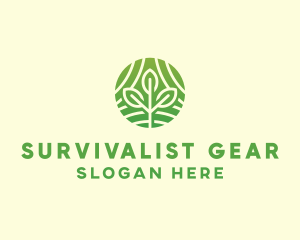 Organic Plant Farm logo design