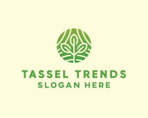 Organic Plant Farm logo design