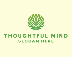 Organic Plant Farm logo design