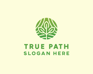 Organic Plant Farm logo design