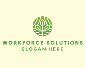 Organic Plant Farm logo design