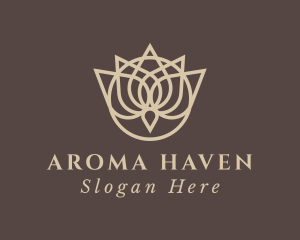 Lotus Aroma Spa logo design