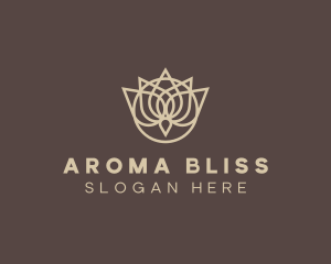 Lotus Aroma Spa logo design