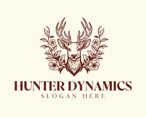 Antler Deer Hunter logo