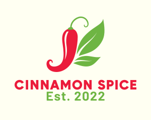 Spicy Chili Butterfly logo design