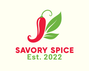 Spicy Chili Butterfly logo design