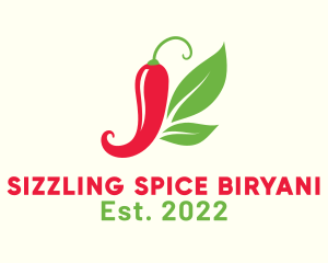 Spicy Chili Butterfly logo design