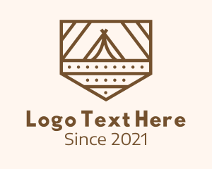 Tree - Outdoor Camping Badge logo design