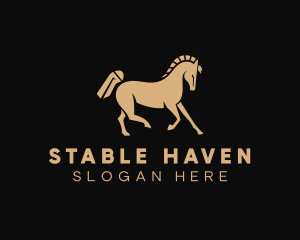 Equestrian Horse Breeding logo design