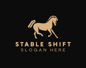 Equestrian Horse Breeding logo design