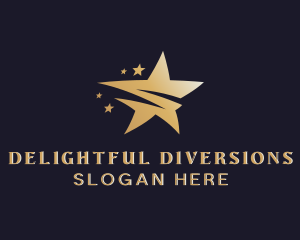 Entertainment Shooting Star logo design