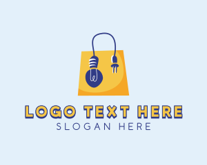 Light Bulb Shopping Bag logo