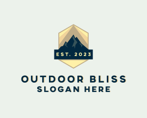 Mountain Climbing Adventure logo design