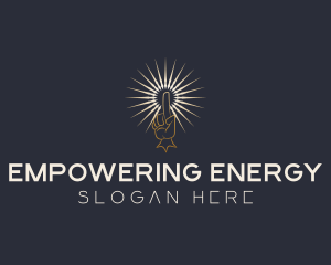 Finger Energy Astrology logo design