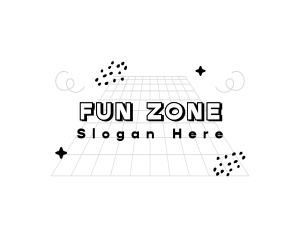 Playful Quirky Doodle Drawing logo design