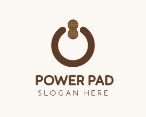 Power Indicator Peanut logo design