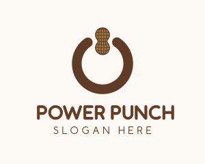 Power Indicator Peanut logo design