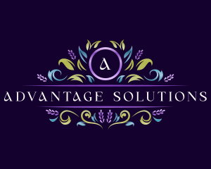 Floral Luxury Lavender logo design