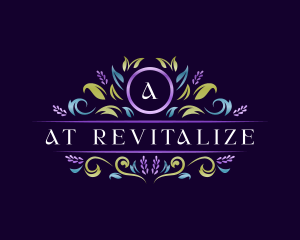 Floral Luxury Lavender logo design