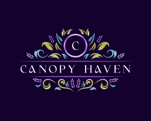 Floral Luxury Lavender logo design