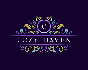 Floral Luxury Lavender logo design