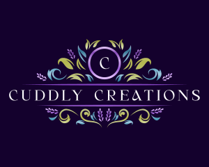 Floral Luxury Lavender logo design