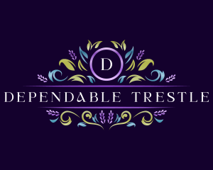 Floral Luxury Lavender logo design